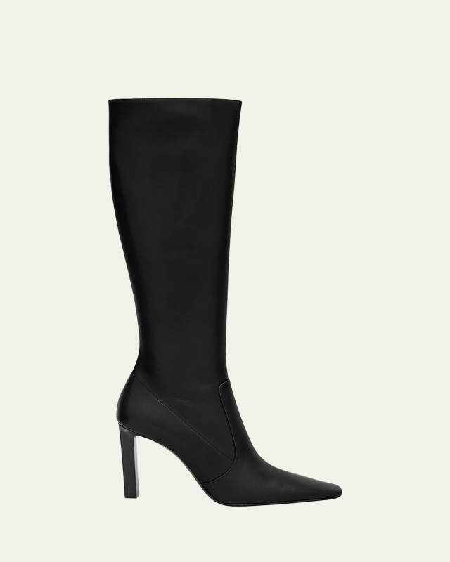 Francoise Leather Knee-High Boots